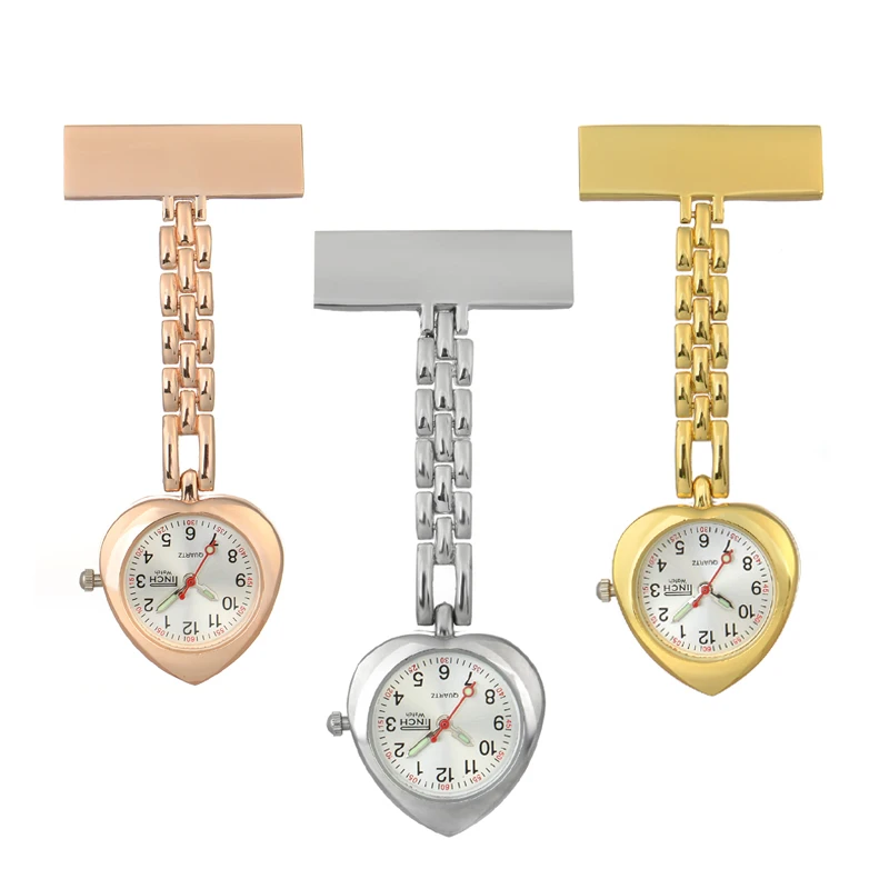 

Nurse Lapel Pin Watch Personalized Engraved Pin Brooch Nurse Gift High Quality Lapel Quartz Movemen Nurse Pocket Watch