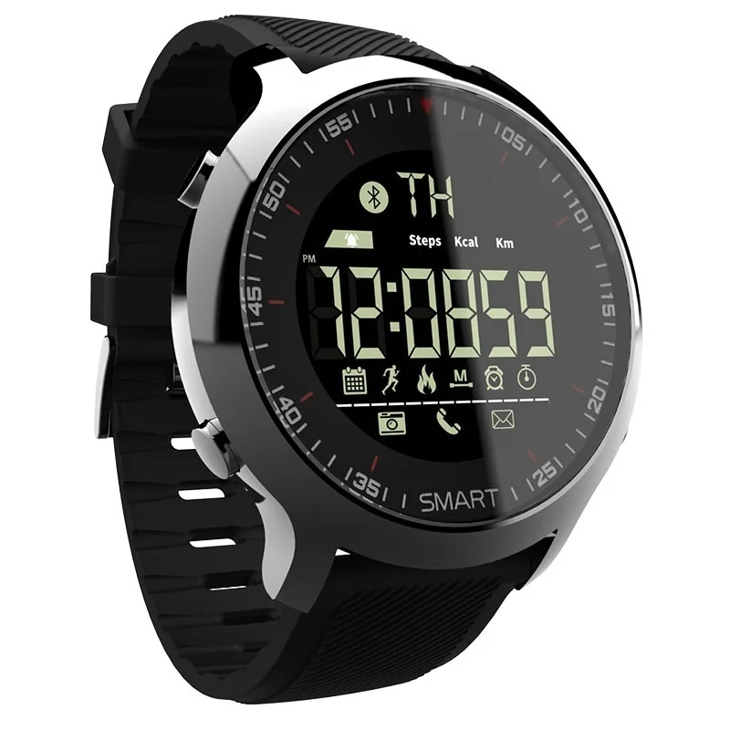 

Smart Men's Watch Waterproof ip 68 pedometers Sport Bracelet Message Reminder Bluetooth Men women smartwatches for ios Android