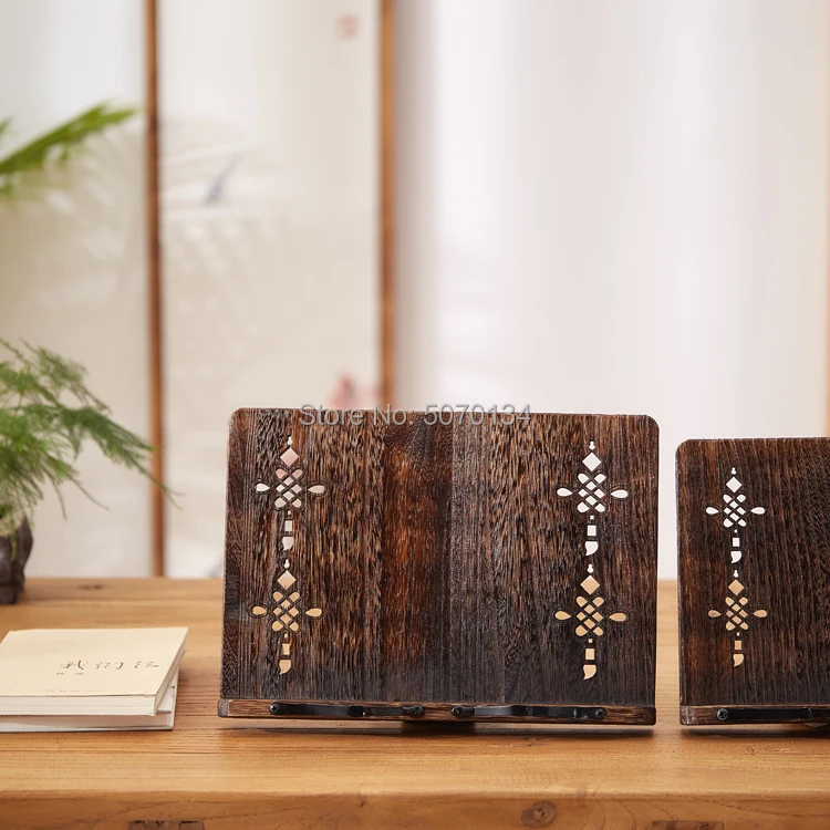 Регулируемая деревянная подставка для книг Складная Настольная чтения