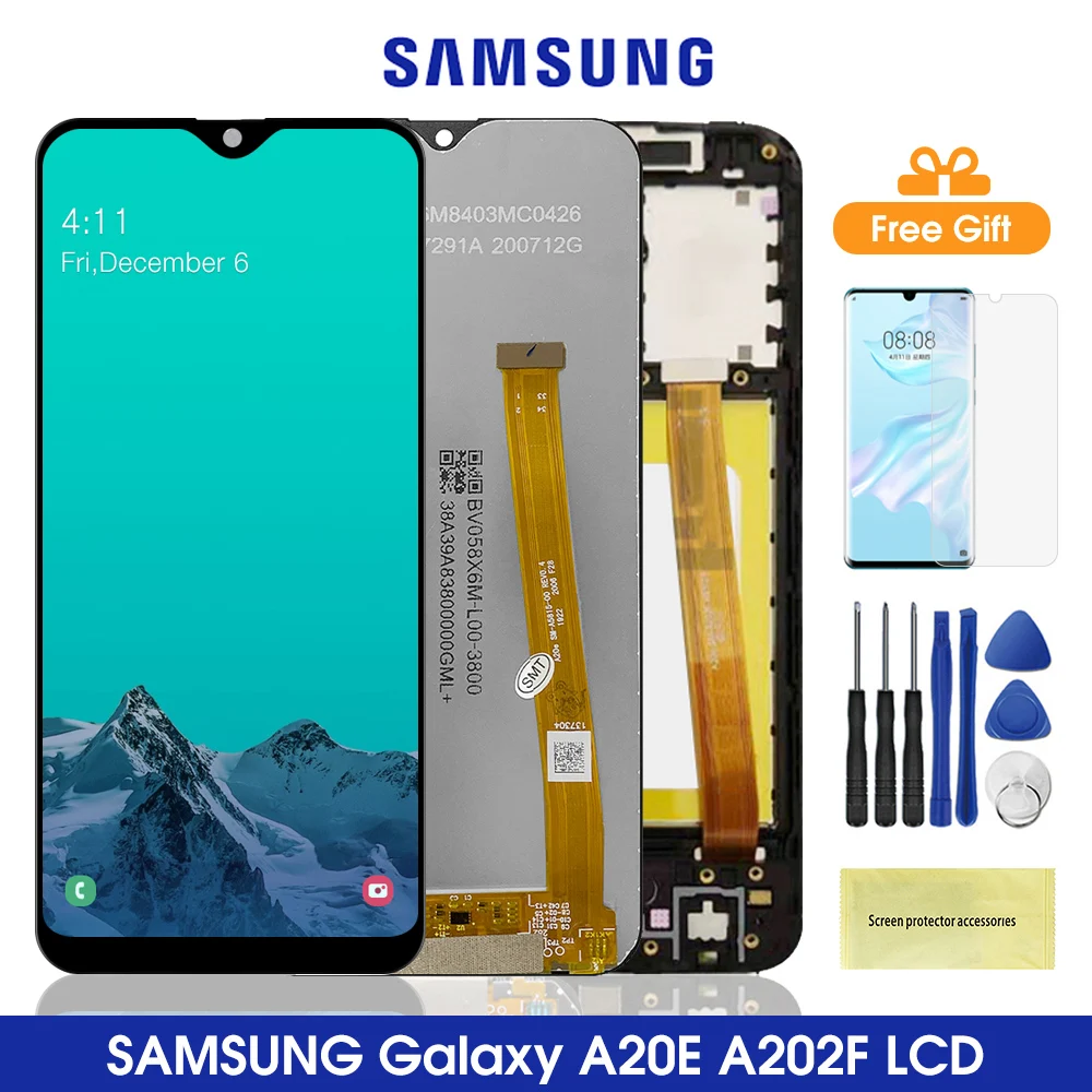 ЖК дисплей для Samsung Galaxy A202/A202F/A202DS/A202F/DS 5 8 дюйма|Экраны мобильных телефонов| |