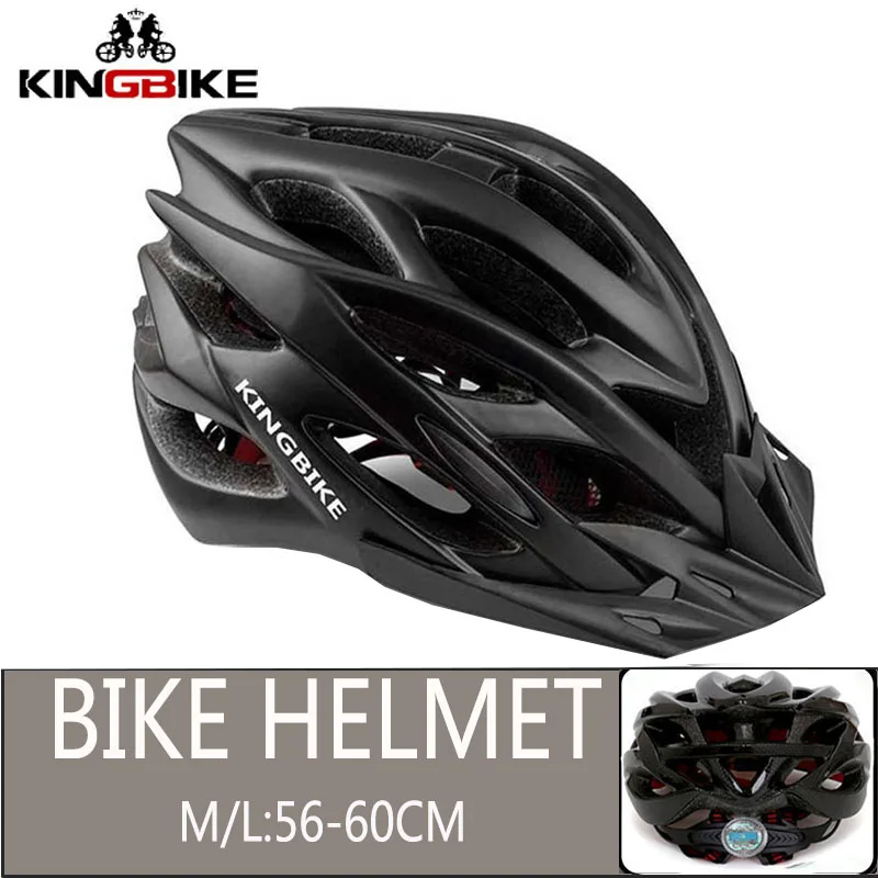 652-Black KINGBIKE велосипедный шлем из титана Сверхлегкий в форме велосипедный шлем с козырьком дышащий дорожный горный MTB открытый велосипедный шлем - Цвет: 652-Black