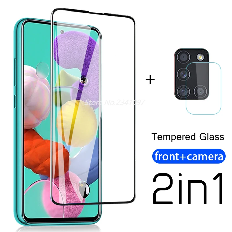 

2 в 1, защитное стекло для камеры Samsung Galaxy A51, A71, A11, A21 s, A52, A72, A32, A21s, A51