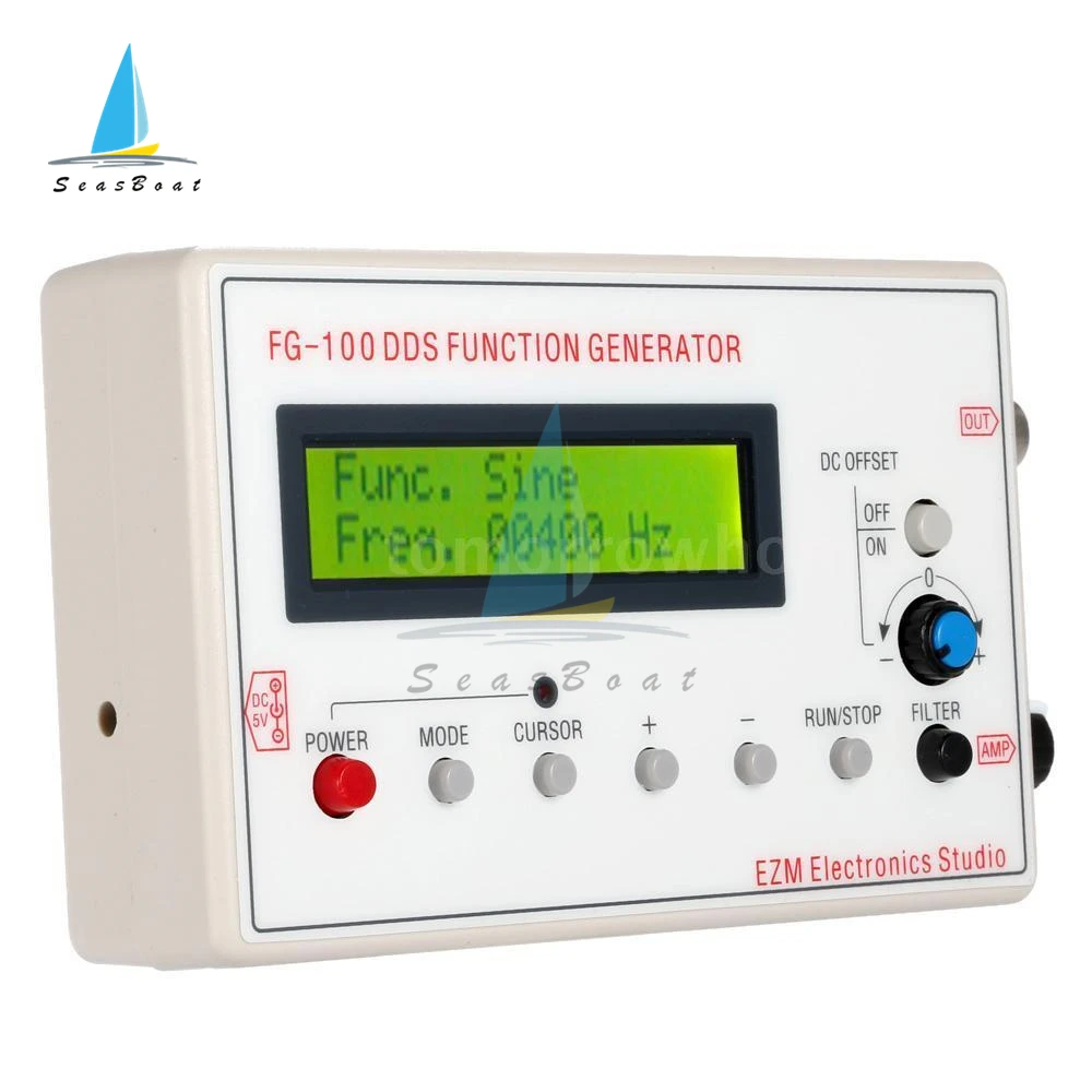 FG-100 DDS генератор сигналов с ЖК-дисплеем постоянный ток 3 7-10 В счетчик частоты 1