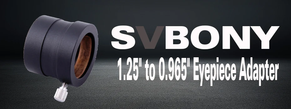 SVBONY 1,2" до 0,965" адаптер для крепления окуляра металлический телескоп астрономический Монокуляр 531,7 мм до 24,5 мм для бинокля W2811A