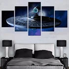 Модульная Картина на холсте для домашнего декора, 5 шт.