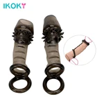 Презервативы с шипами, страпон, насадка, кольцо на пенис, секс-игрушки для мужчин, мужской фаллоимитатор, увеличитель, t-удлинитель, инструмент для взрослых, Эротическая машина