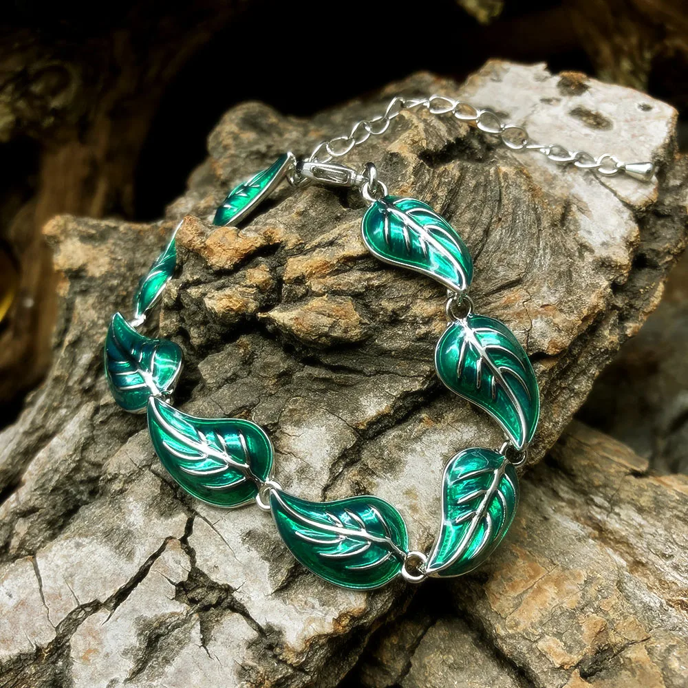 LOTR Legolas браслет с листьями косплей ювелирные изделия реквизит Arwen Evenstar амулетный