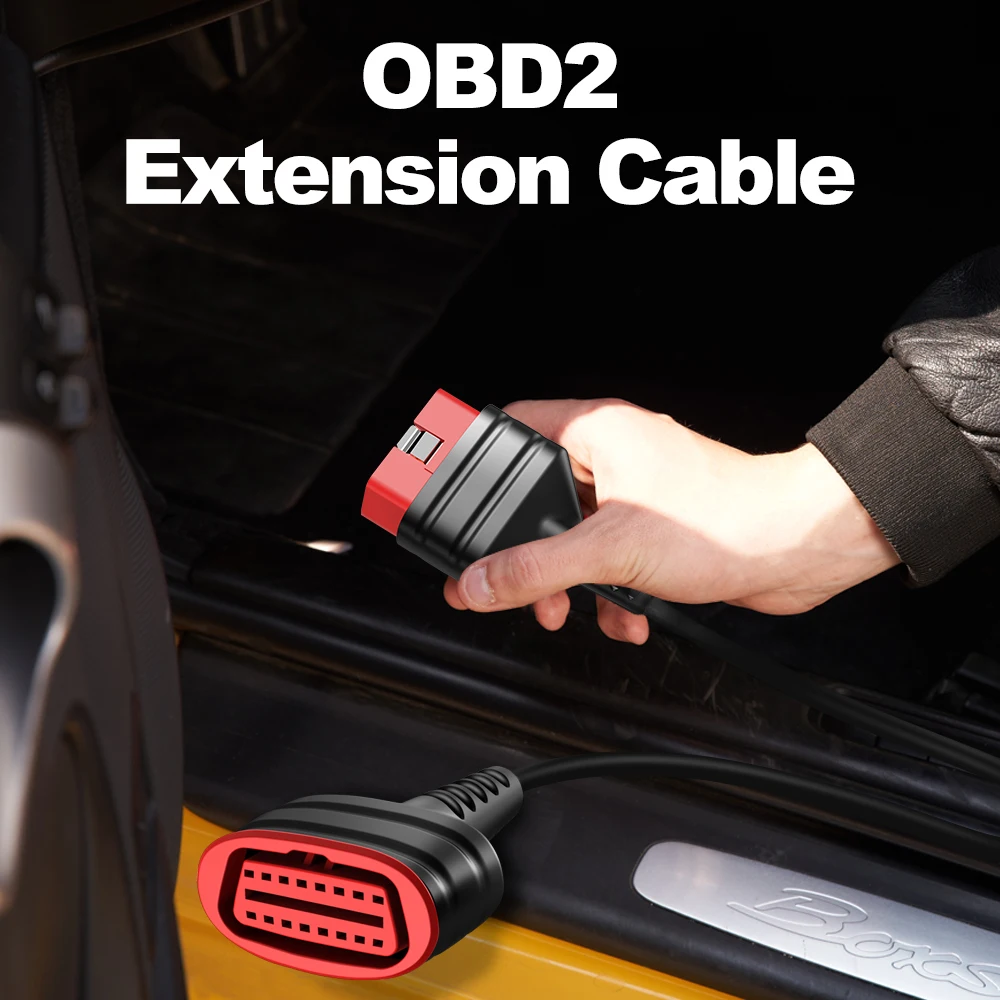 

ThinkCar ThinkDiag OBD2 Extension Cable Female Car Diagnostic Extender Cable Universal 16 Pin Male Automotive OBD 2 Adapter