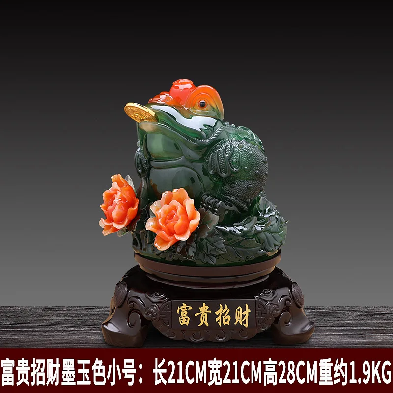 

Toad ornaments golden cicada living room wine cabinet decoration technology office shop creativity front desk opening gift