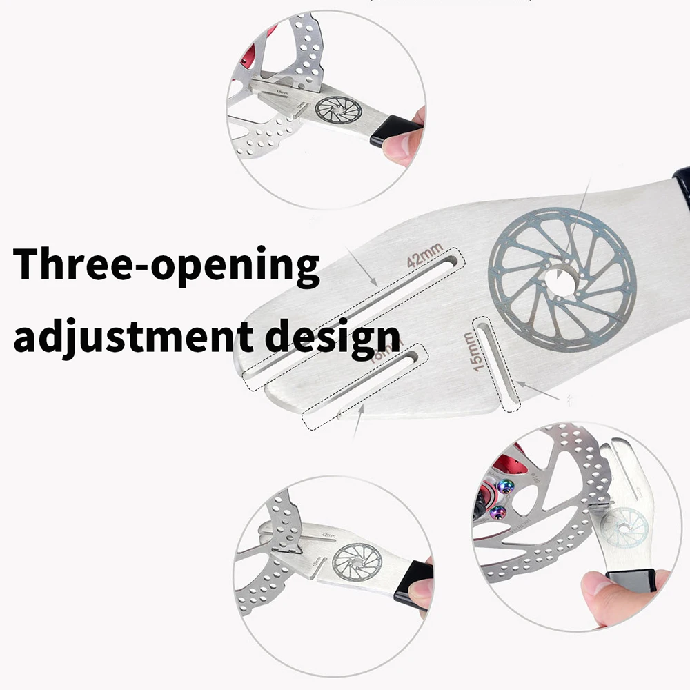 

Bicycle Disc Brake Disc Repair Tool Anti Rub Disc Clearance Stainless Steel Correction Brake Disc Correction Wrench