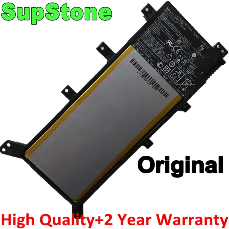 SupStone Оригинальный OEM C21N1347 Аккумулятор для ноутбука ASUS X554L X555L X555LD A555SJ F555UA Y583LD F555UJ