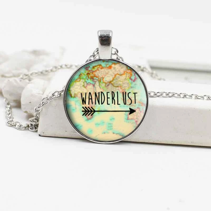 Импортные товары Горячая продажа Ретро Карта путешествия земля Подвеска из