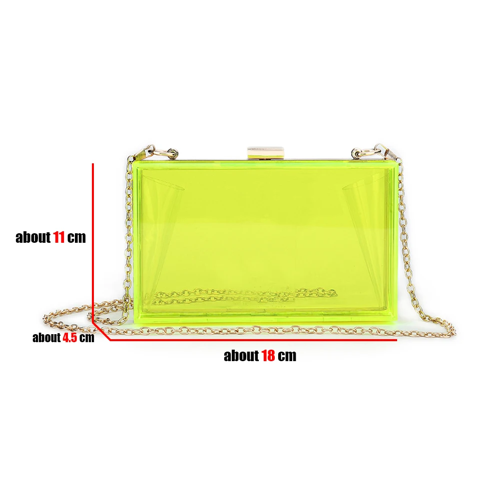 

BONJOMARISA 2020 New Fashion Transparent Purse Fashion Candy Color Wallet Women Daily Shopping Bag Ladoes
