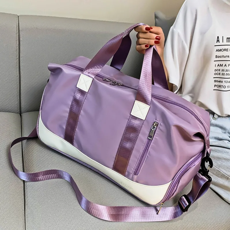 

Women's Sports bag Travel Bags Waterproof Weekend bag Suitcases Handbags Luggage Yoga Shoulder Bags For Gym sac de voyage