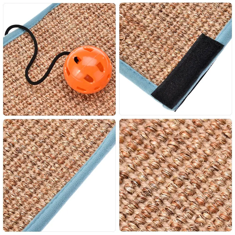 

Cat Scratch Board Sisal Cat Scratcher Kitten Mat Climbing Tree Chair Table Sofa Legs Mat Furniture Protector Pad Cat Play Toys