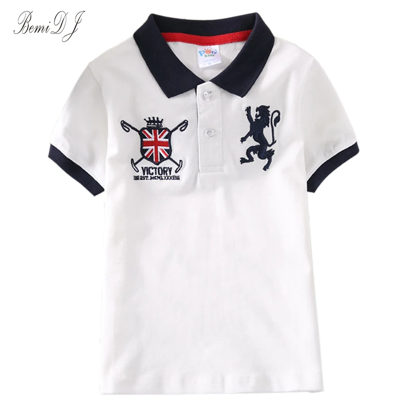 

2021 Summer Child Clothing Cotton Kids Boys Collar Polo Shirt Tops Baby Boy Sprots Shirts Lapel Odile Fabric Tee Fashion Clothes