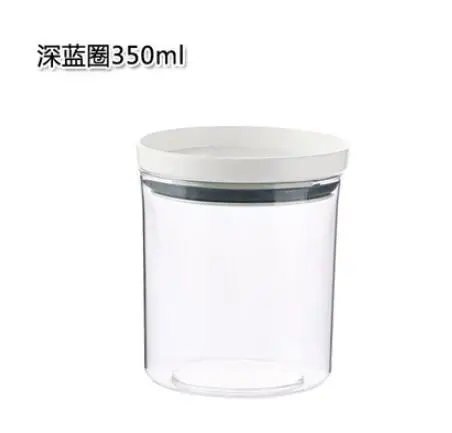 350ML НОВАЯ пищевая коробка для хранения еды для перекуса, органайзер, герметичный контейнер для зерен, контейнер для банок с крышкой для еды, кухонные аксессуары - Цвет: 350ML
