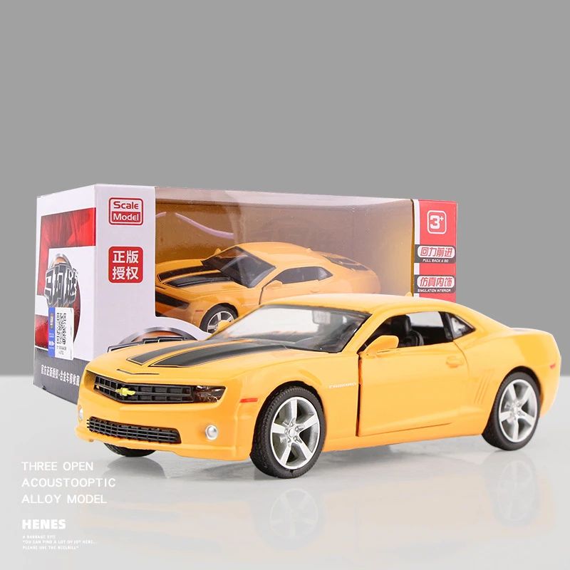 

Chevrolet Camaro 1/36 Metal Pull Back Car Luxury Vehicle Diecast Model Toys for Collection Xmas Gift Office Home Decoration