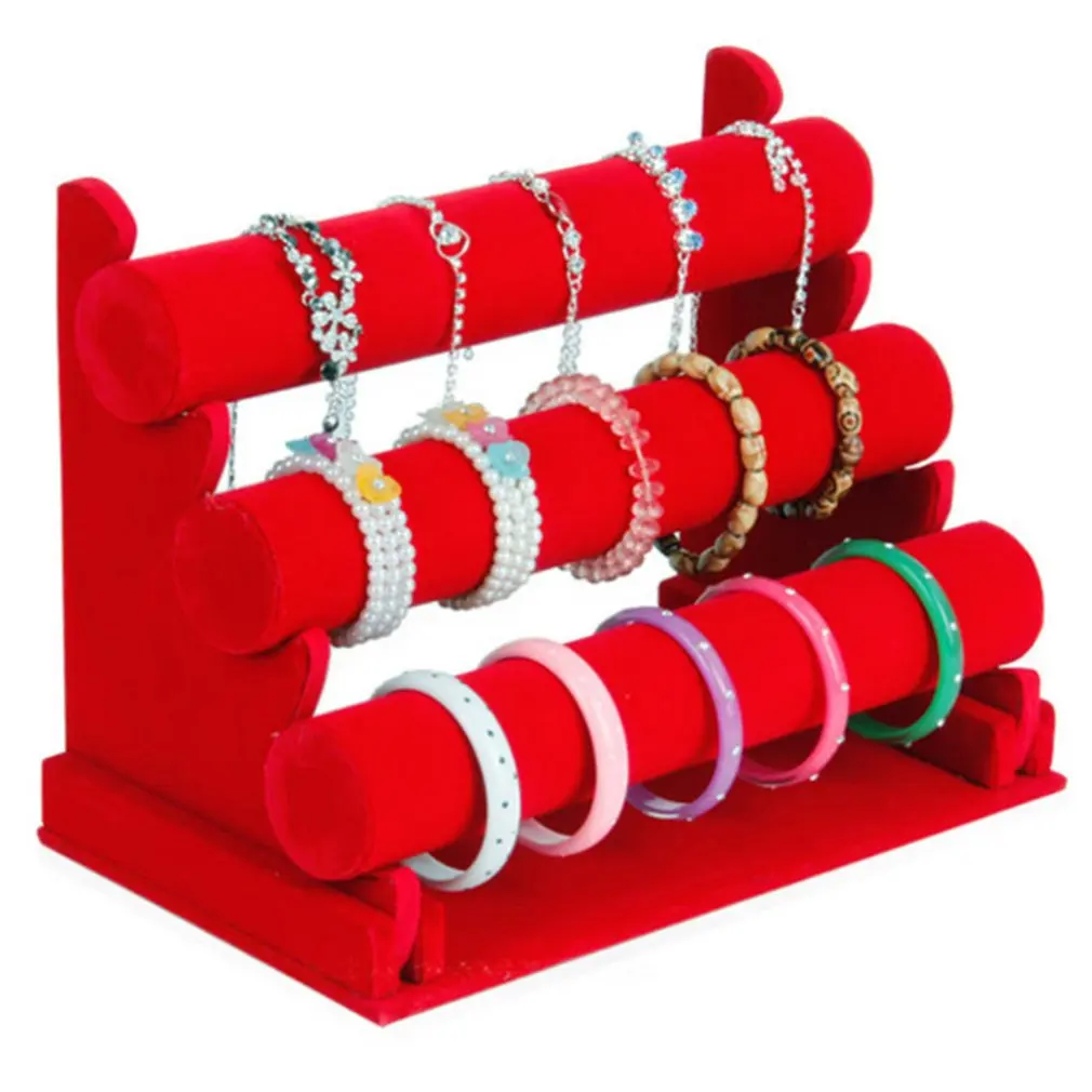 3-слойный держатель для часов Vilvet/из искусственной кожи женский настольный