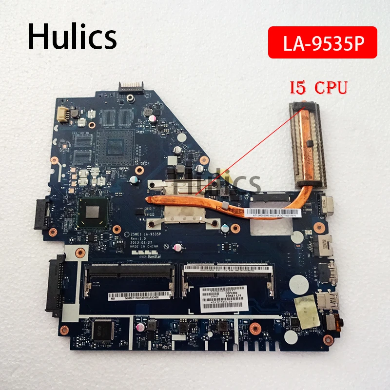 Hulics Original LA-9535P для ACER E1-570G E1-570 материнская плата ноутбука i5 CPU DDR3 | Компьютеры и офис