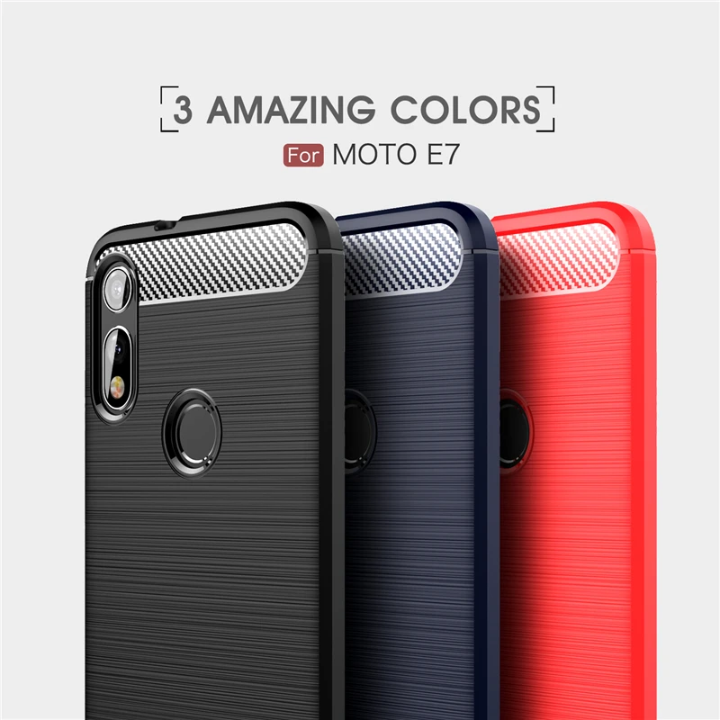 

For Cover Motorola Moto E7 Case For Moto E7 Fundas Rugged Armor Shockproof TPU Silicone Bumper Phone Case For Motorola E7 Coque