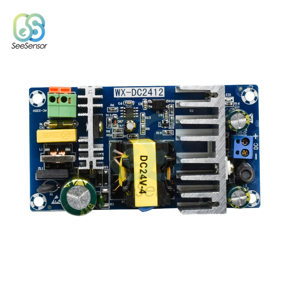 Импульсный блок питания стабильный с 4 а до 6 А 24 В высокая мощность модуль