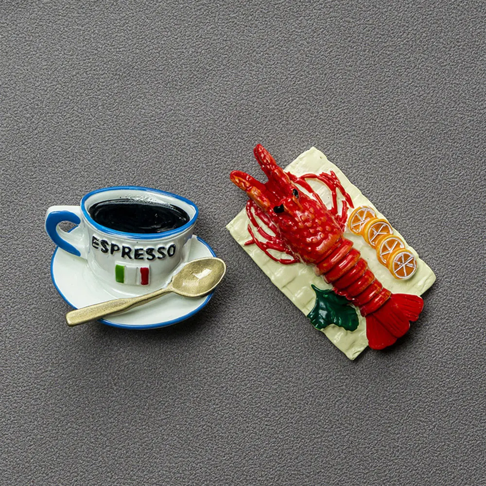 3D стерео смола творческое Искусство фотоконусное питание домашний декор магнит