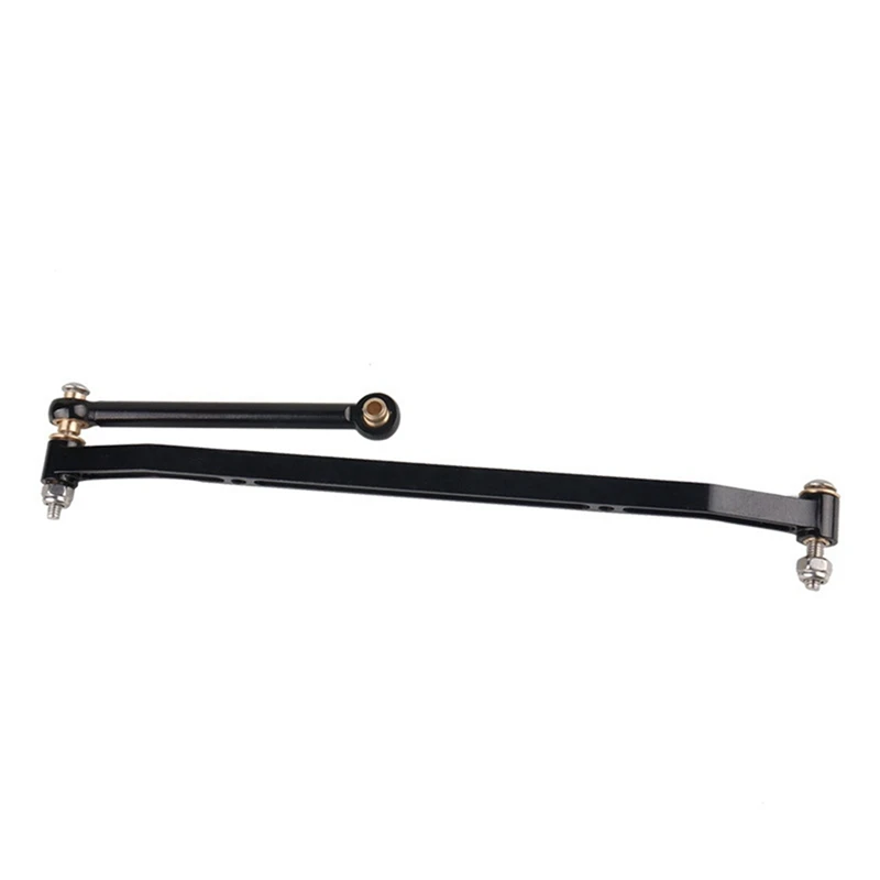 

1:10 RC Aluminium Alloy Truck RC Car Spare Parts Steering Pull Rod AXIAL SCX10 with Metal Tire Seat Buckle Tire Holder