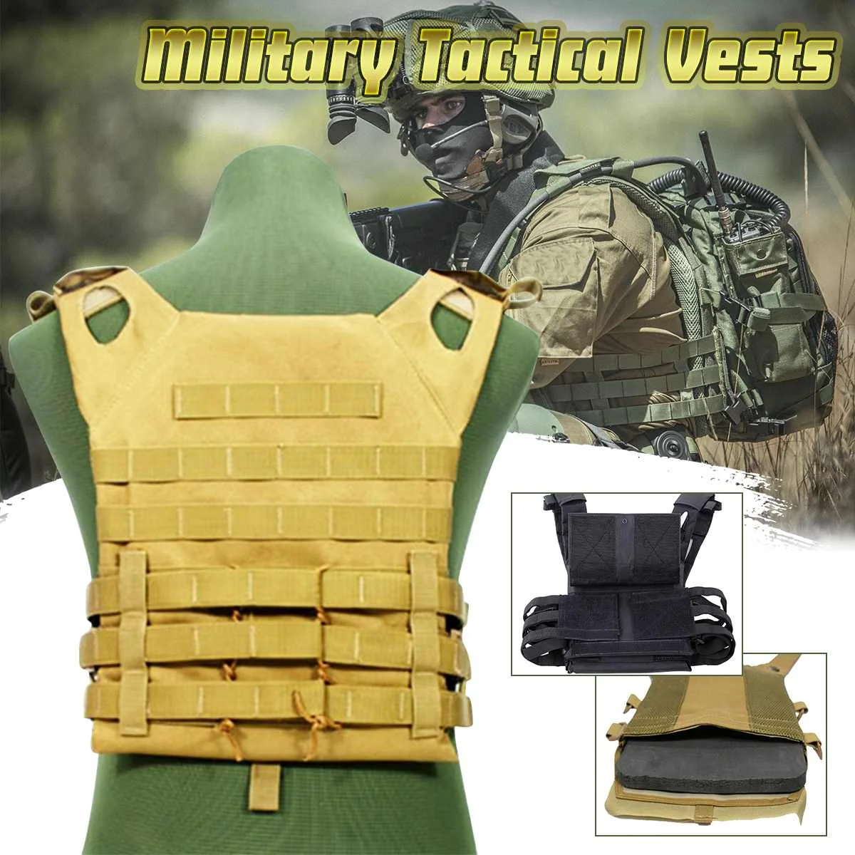 

New Hunting Tactical Body Armor~ JPC Molle Plate Carrier Vest Outdoor Shooting Game Paintball Airsoft Vest Military Equipment