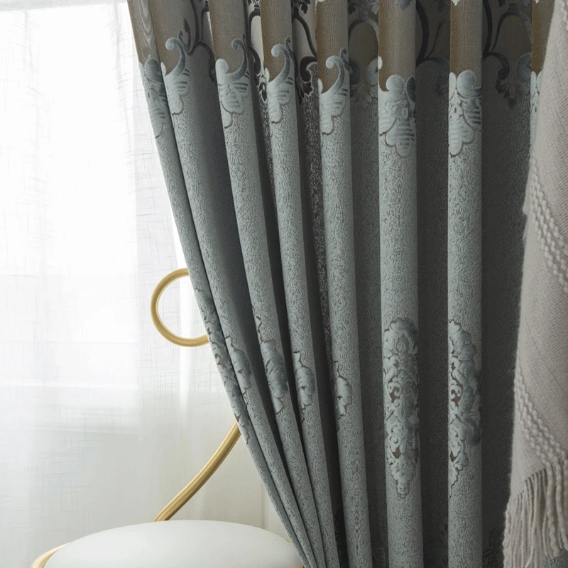 

2021 New Modern Fashion Ethnic Style Blackout Curtains for Living Room Bedroom Study Blackout Curtains Custom