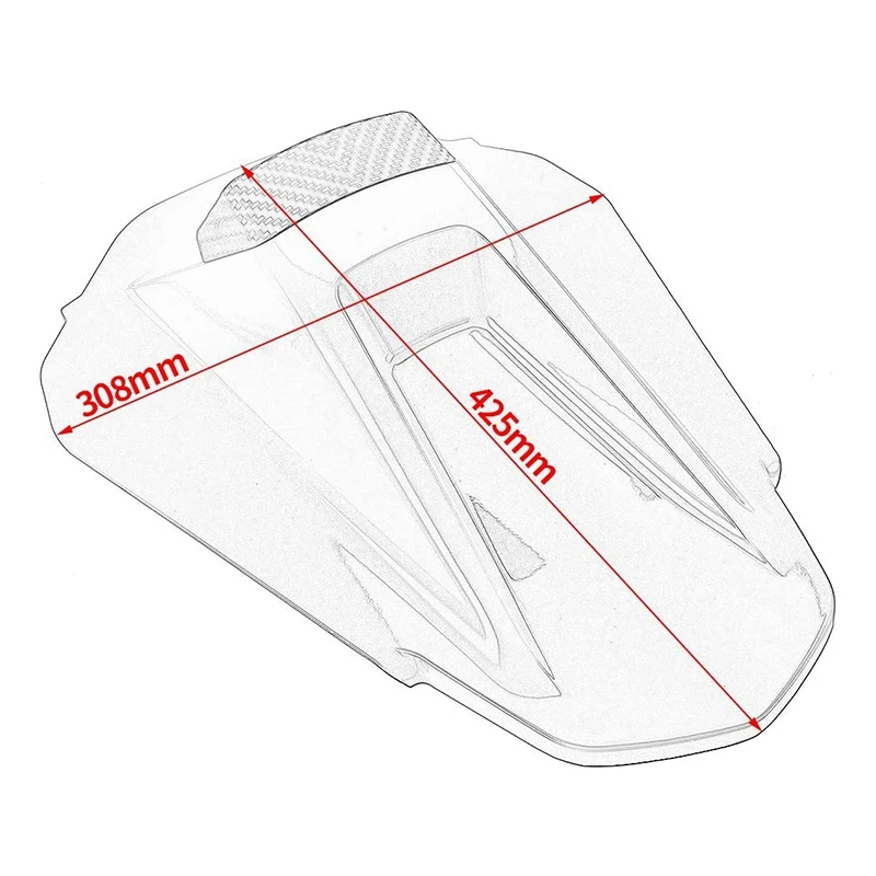 

Motorcycle Rear Seat Cover Tail Section Fairing Cowl Rear Hump for KTM Duke 790 2018 2019 2020