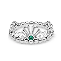 925 sterling silver new fine silver emerald noble ring for women engagement original brand rings jewelry gift