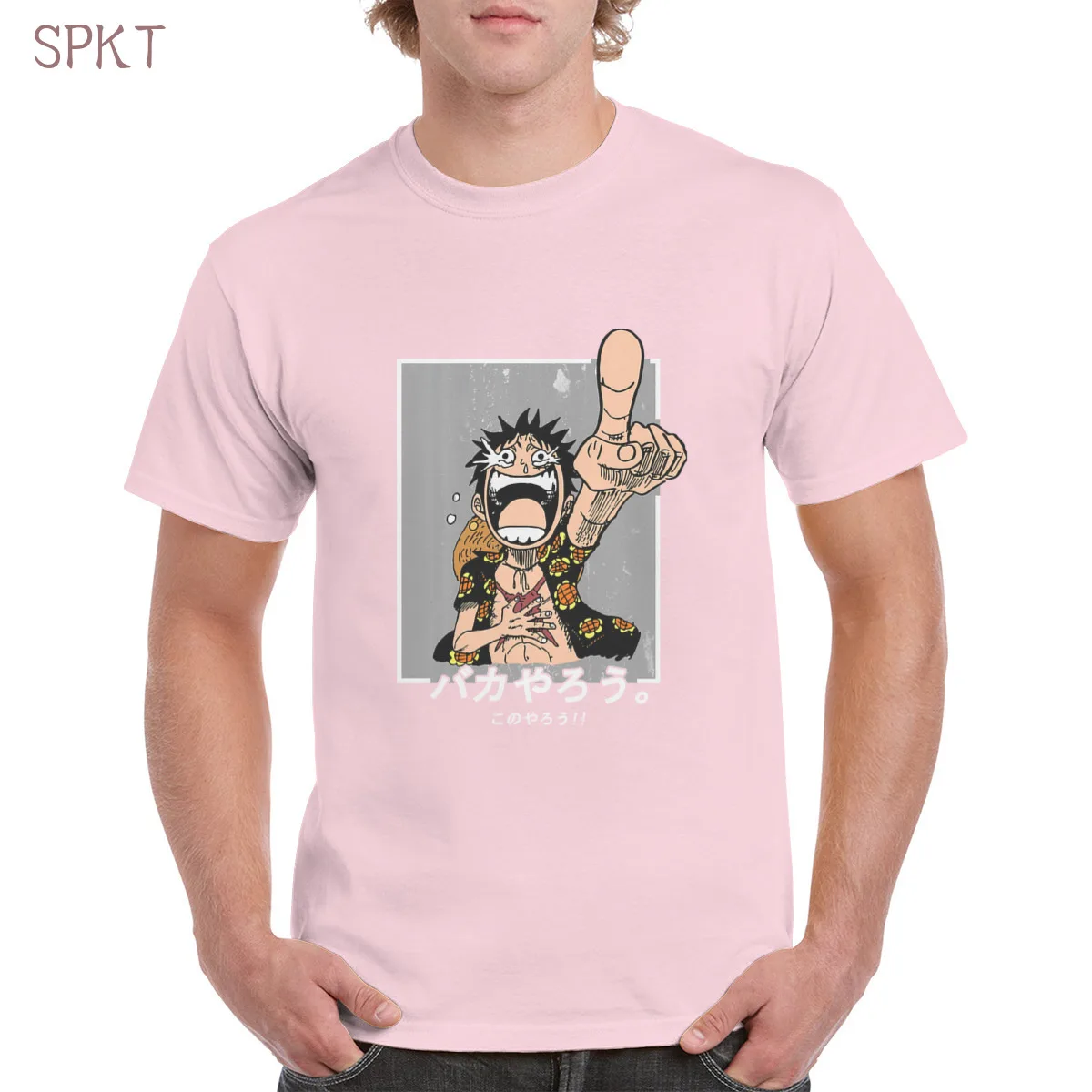 

Harajuku anime One Piece print t shirt 100% cotton kawaii anime graphic tshirt gothic punk oversized tops women/men's T-Shirts