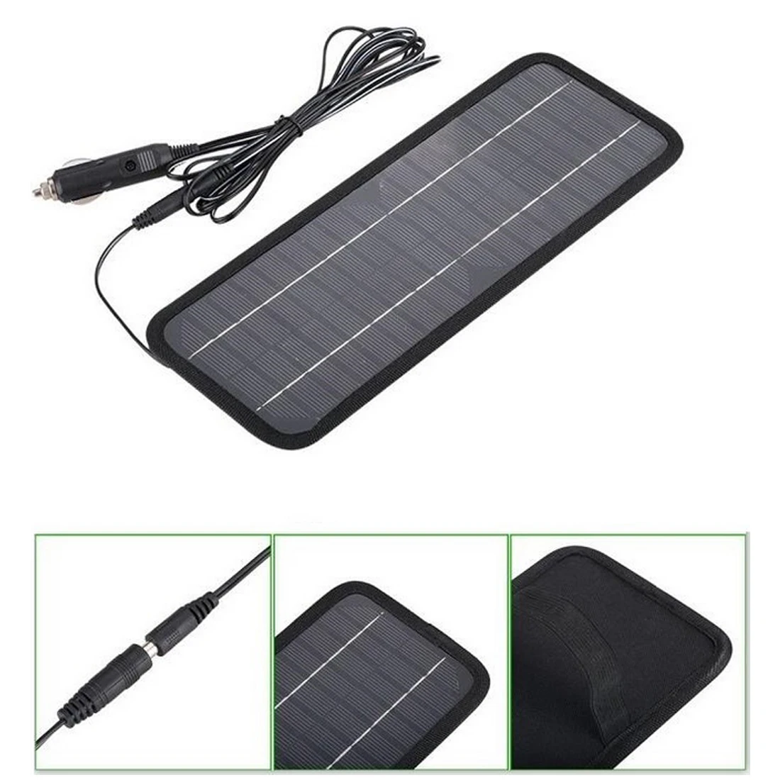 

High Conversion Rate 12V 4.5W Solar Panel Portable Monocrystalline Solar Charger Module For Car Boat Rechargeable Power Battery