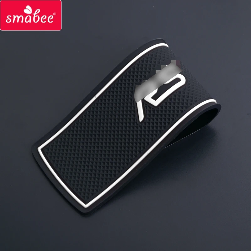 

Anti-Slip Gate Slot Cup Mat for Ford Focus RS 2015-2018 Accessories Rubber Coaster Noise reduction dust-proof non-slip Pad