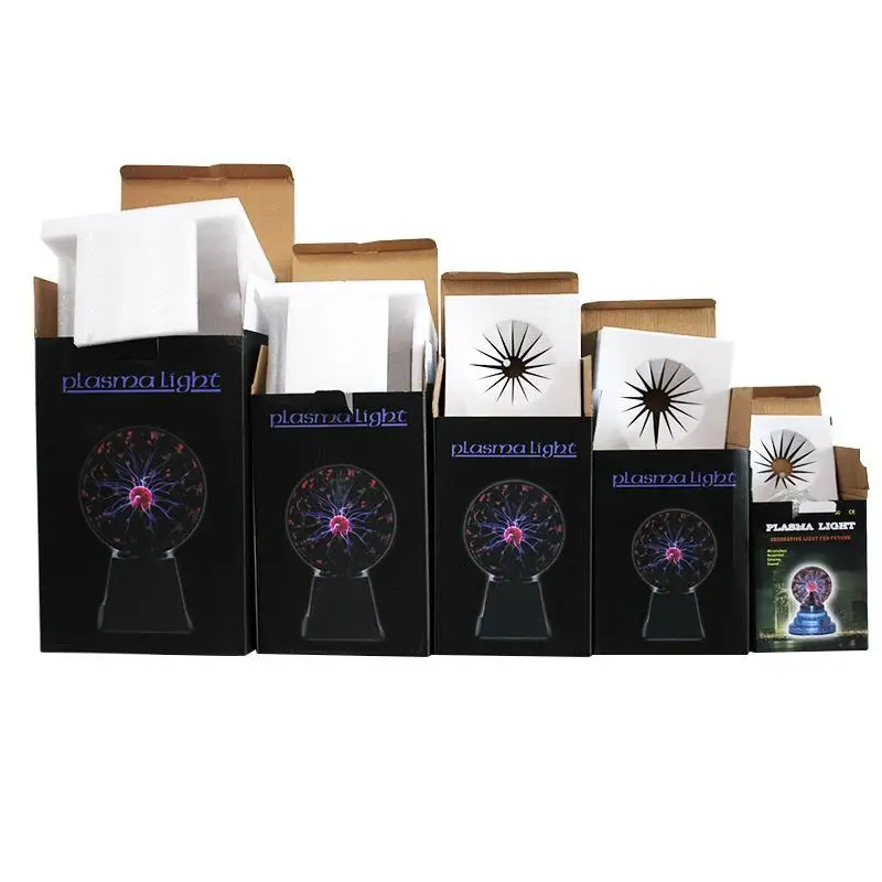 6/8 дюймовый плазменный светильник с управлением звуком магический шар USB