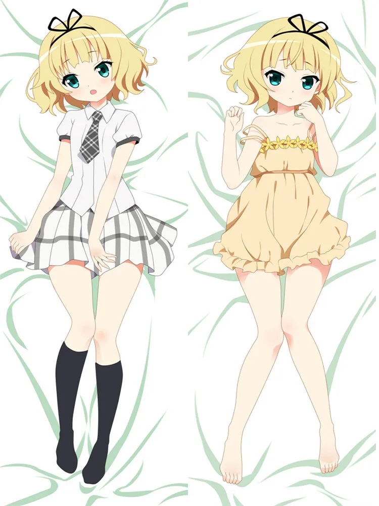 Аниме гочумон ва Усаги Десу ка 2018 июнь? Kirima Syaro Dakimakura плед Подушка Чехол