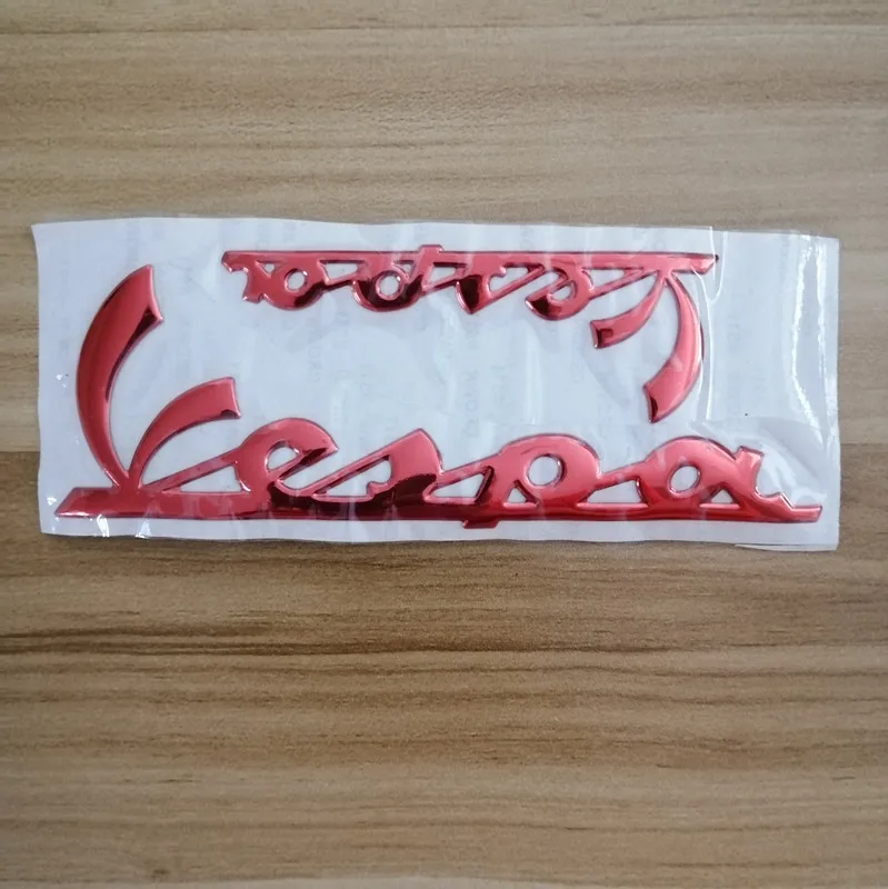 Мотоциклетные 3D наклейки с красной эмблемой для PIAGGIO Vespa Sprint Primavera GTS300 LX125