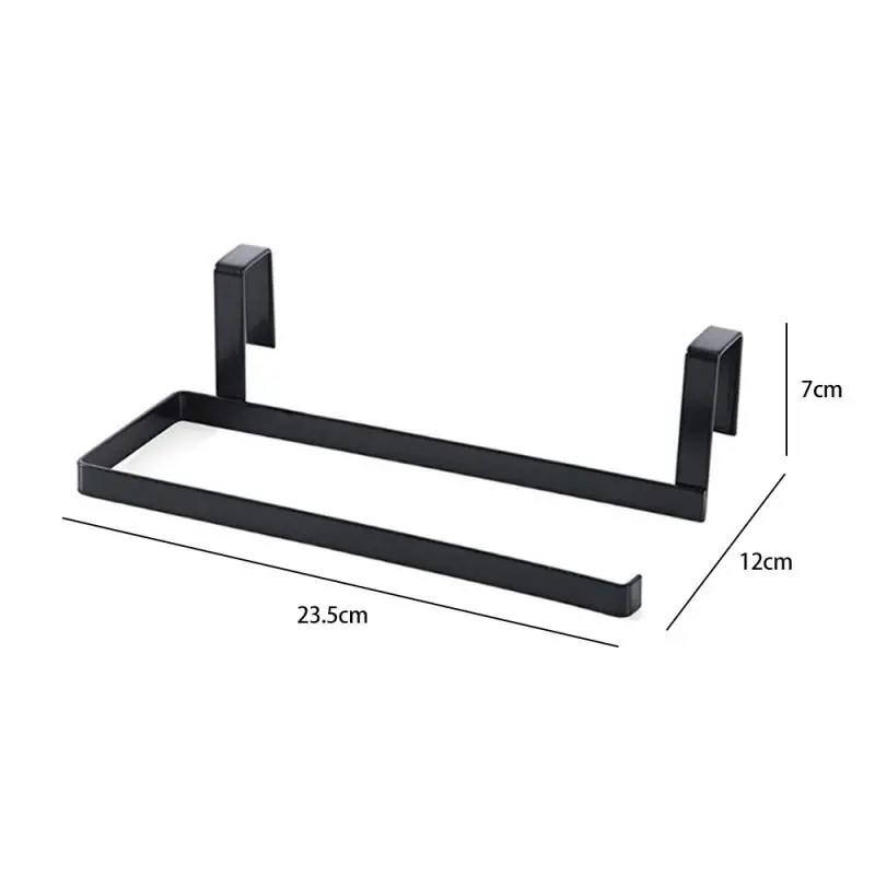 

Creative Cabinet Free Punch Paper Holder Kitchen Paper Rack Creative Plastic Film Shelf Paper Towel Rack Storage Rack