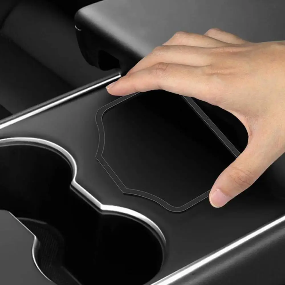 

1pc Car Engine Start Card Key Position Trim Frame Holder Sticker Decoration Limiting Accessories Fixer For Model Stopper 3 F2X2