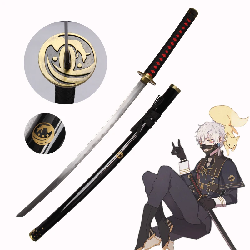 Мечи-катаны в японском стиле для Touken Ranbu онлайн игры меч Nakigitsune настоящая