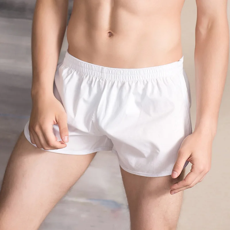 Для мужчин боксеры сексуальное белье хлопок Повседневное боксерские шорты для