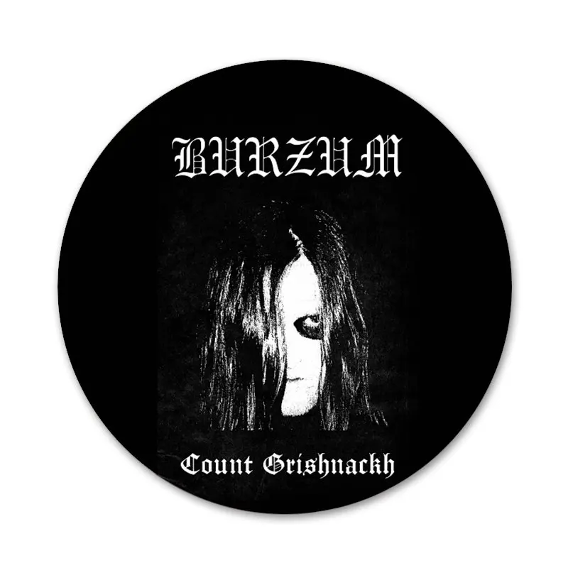 Значки для норвежской группы black Burzum значки металлические фотографий 58 мм | Дом и