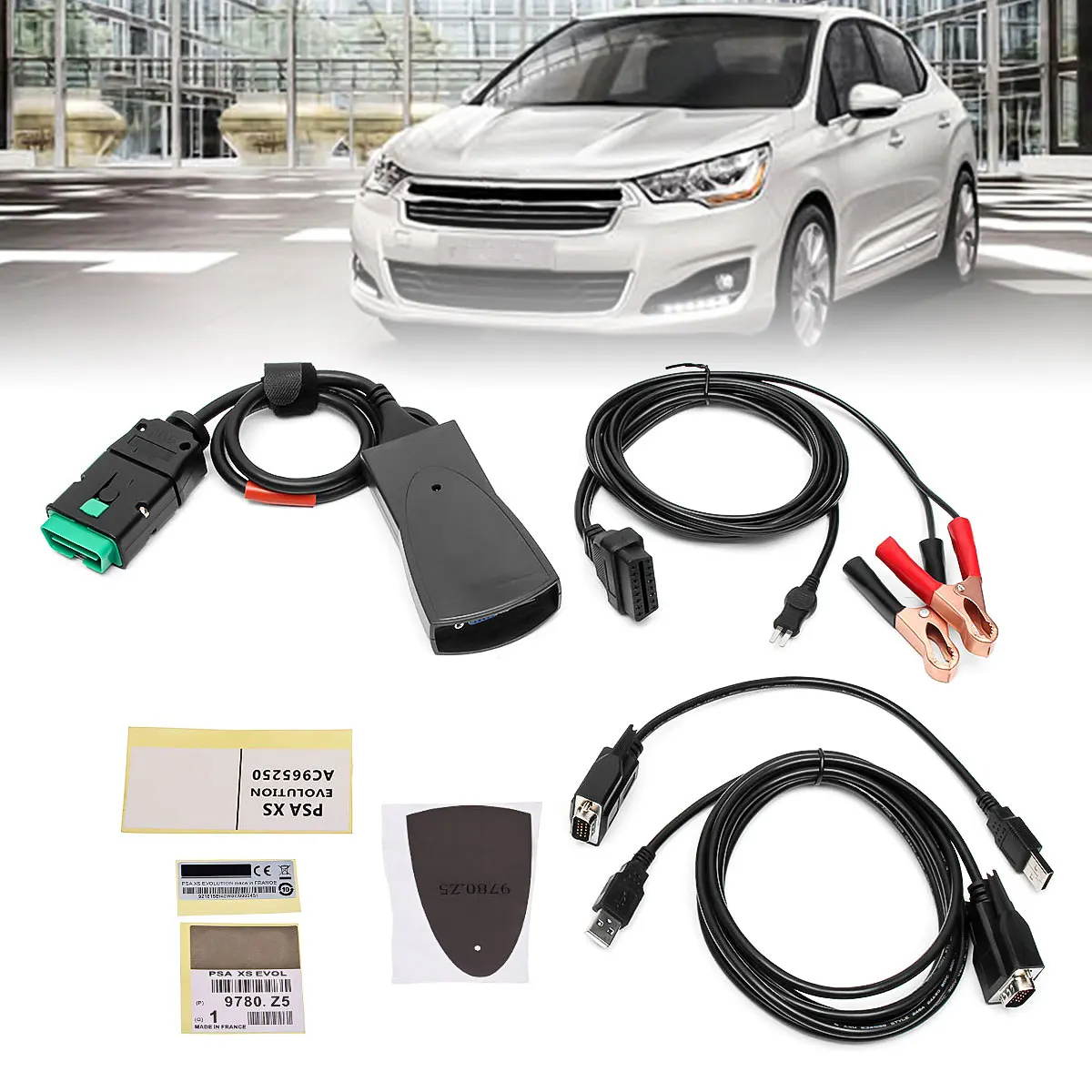 Автомобильный диагностический сканер интерфейсный кабель OBD2 Diagbox V7.83 для Citroen