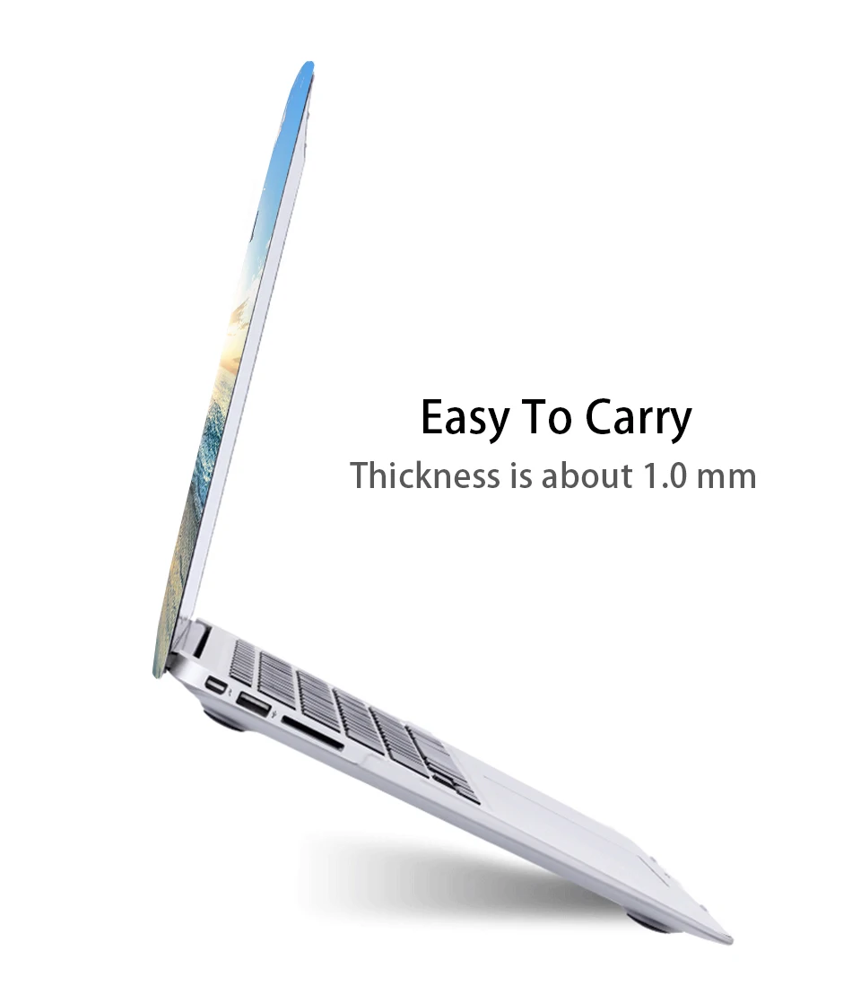 Чехол MTT для Macbook Pro retina 13 15 с сенсорной панелью, Жесткий Чехол для mac book Air 11, новинка 13,3, 12 дюймов, чехол для ноутбука с пейзажным принтом