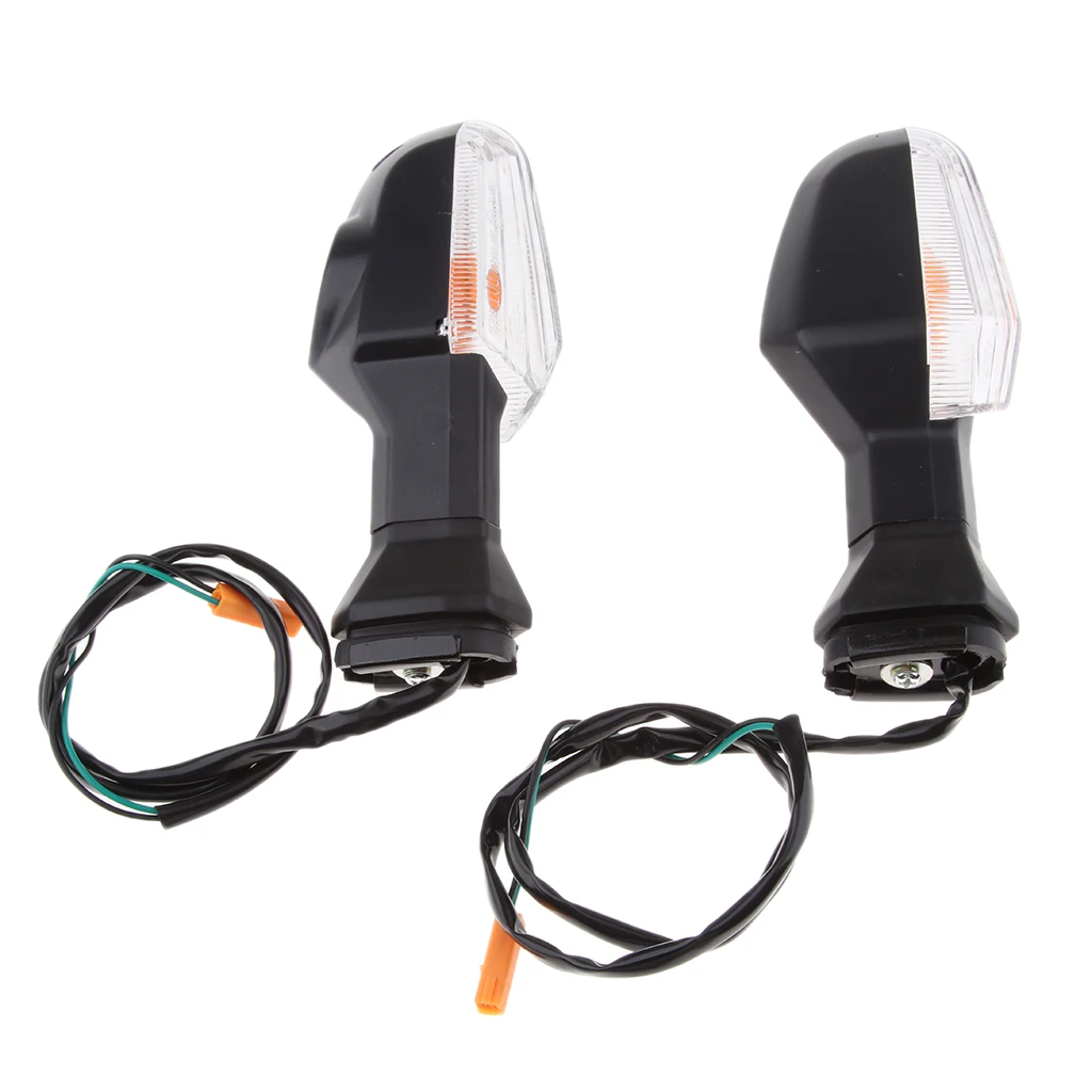 

2 Pcs Universal Motorcycle Turn Signal Lights /Blinker -Amber Flasher Light For Kawasaki Z250 Z300 Z750 Z800 Z1000