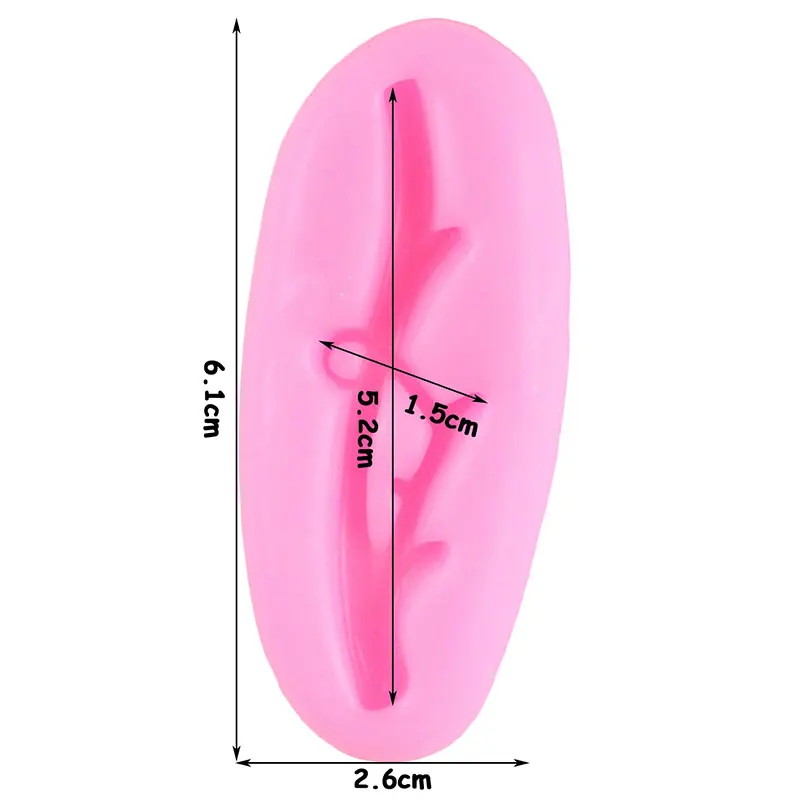 Силиконовые 3D формы в виде ветвей дерева сделай сам инструменты для украшения