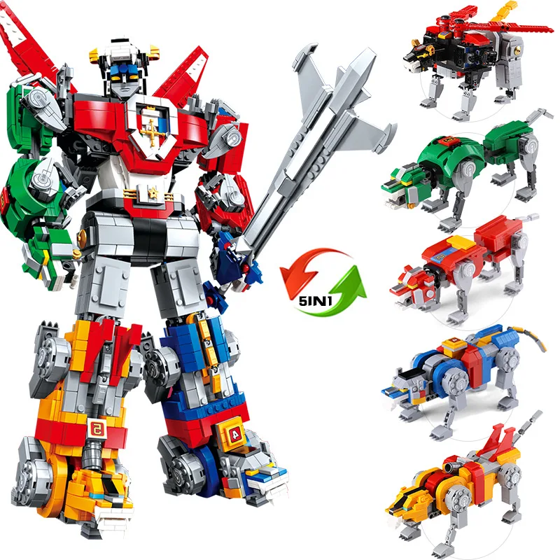 

18008 Voltron Defender of The Universe Set Building Block Bricks Toys Children Birthday Gift