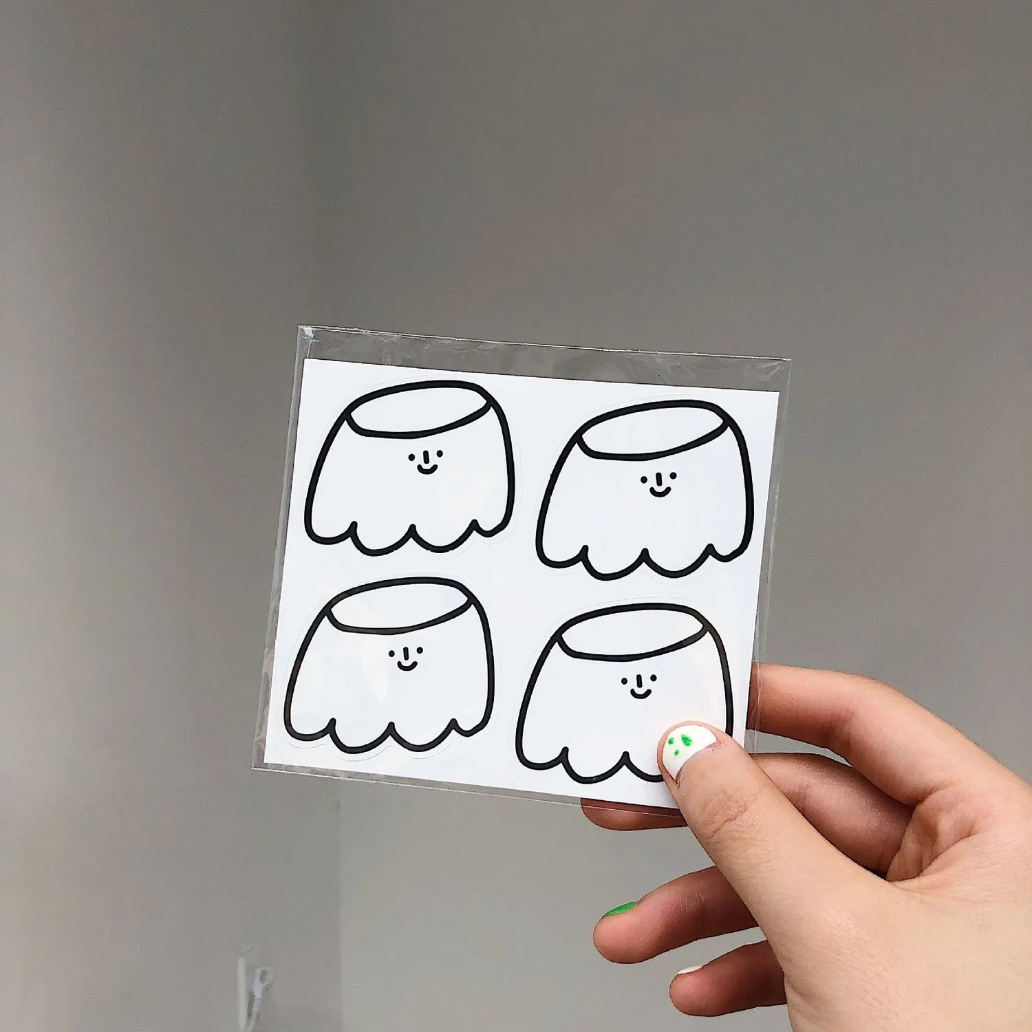 Декоративные наклейки в виде мультяшного пудинга маленького медвежонка каваи