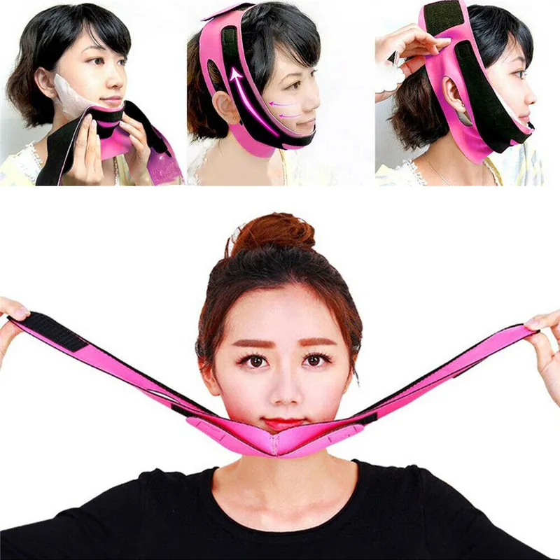 Тонкая Повязка для лица стройнее избавления от двойного подбородка создание v